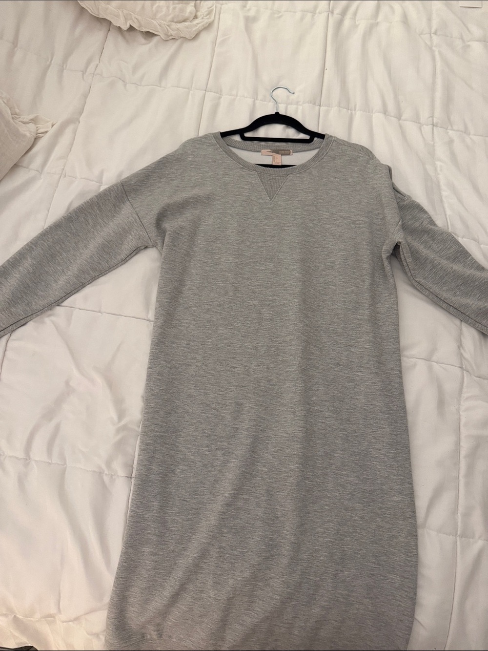 Forever 21 Women's Gray Crewneck Dress